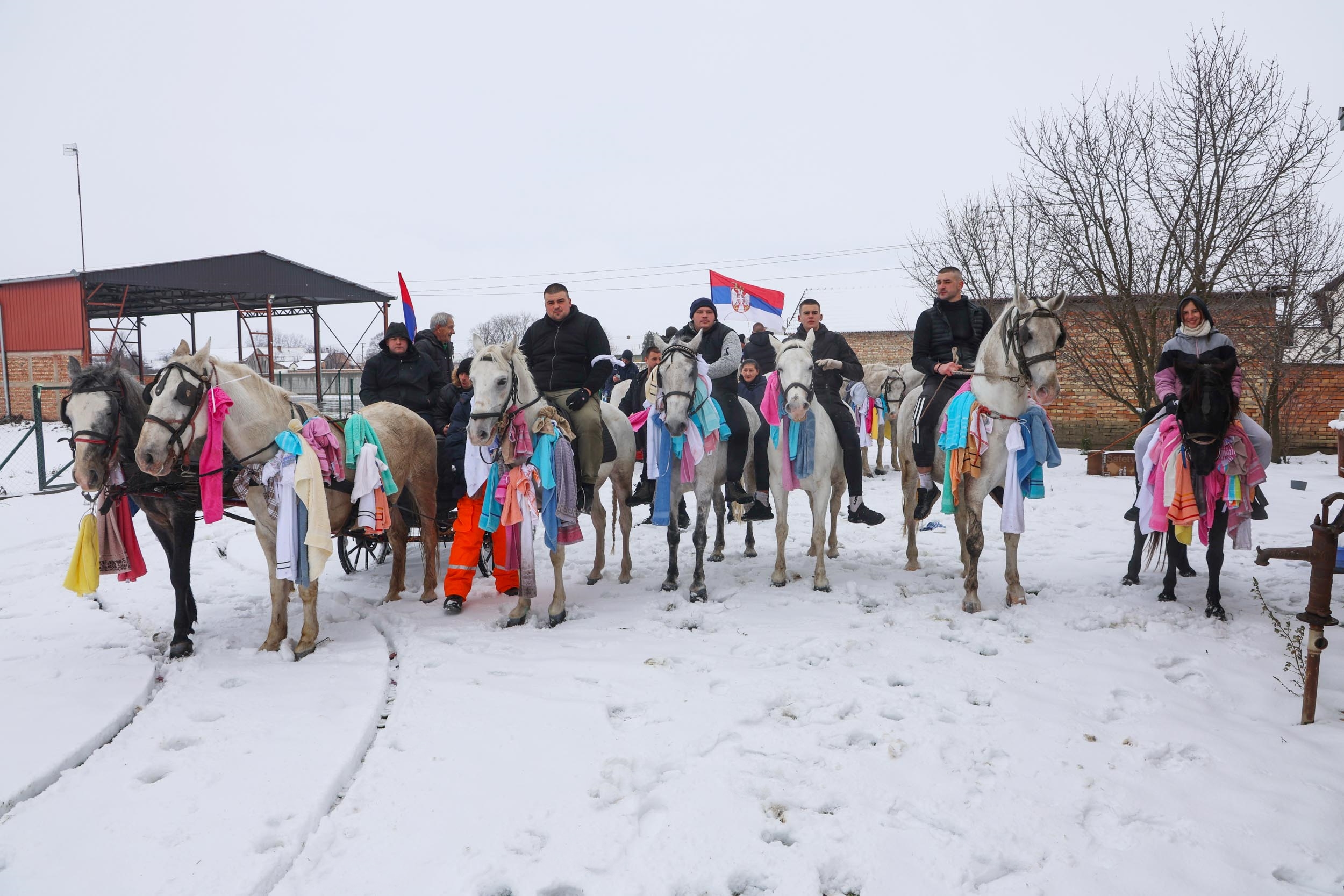 Tradicija jahanja konja prvog dana Božića u Banatskom Karađorđevu