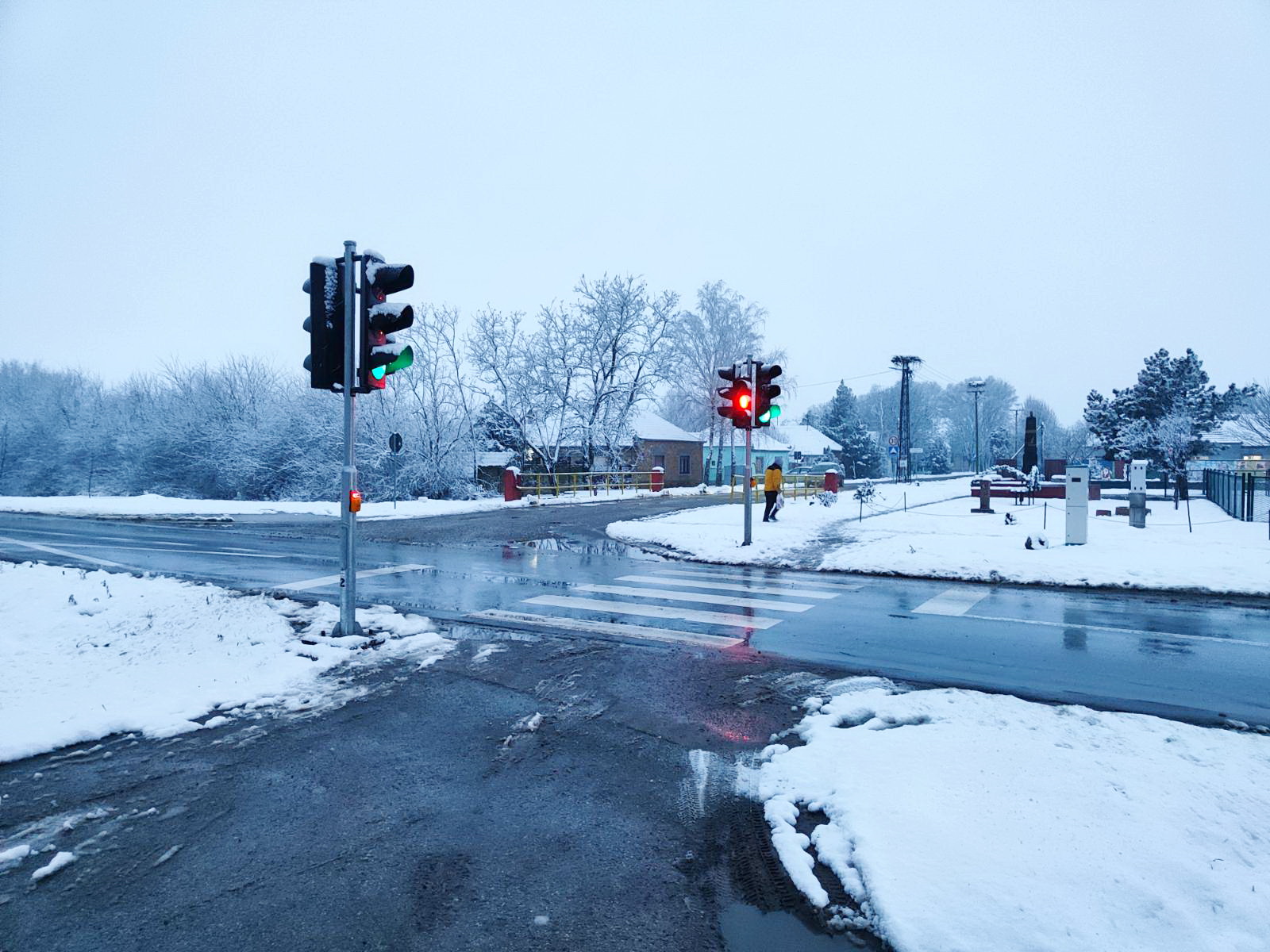 Banatski Dvor - Postavljen semafor